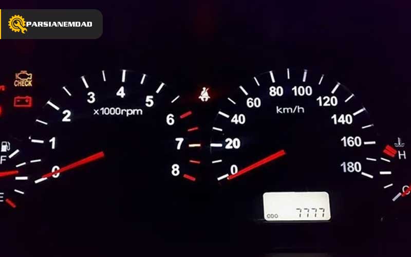 روشن شدن چراغ های هشدار داشبورد